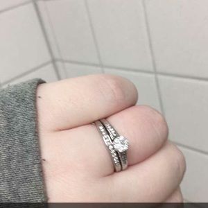 Soldered together wedding band size 8